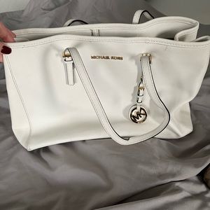 Michael kors white tote